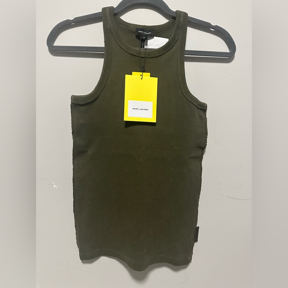 Marc Jacobs Olive Green Tank Top